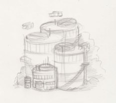 containment building sketch